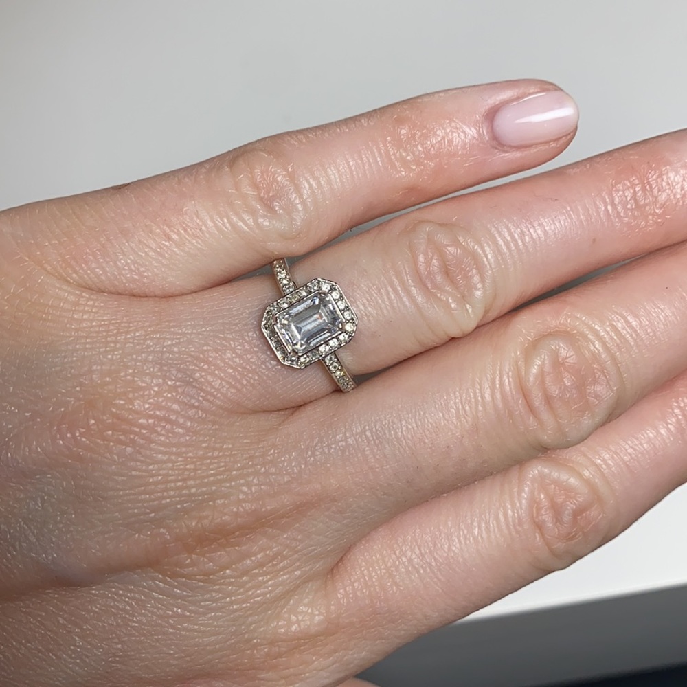 Swarovski crystal ring size 6